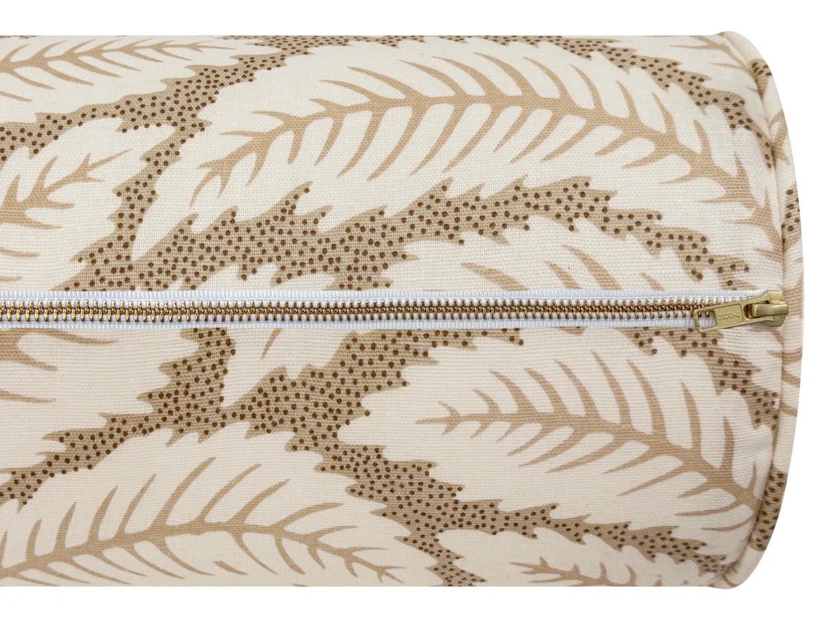 Talavera Beige Bolster - Brunschwig & Fils