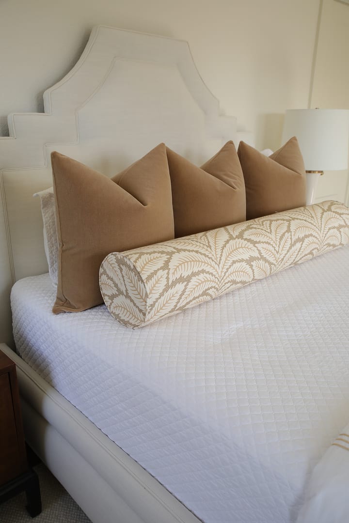Talavera Beige Bolster - Brunschwig & Fils