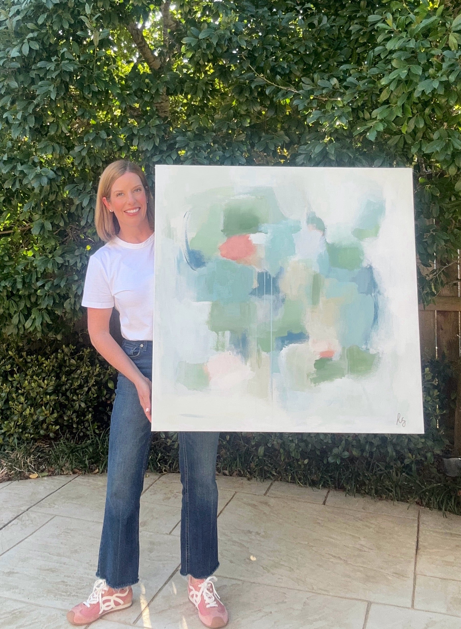 “Full Bloom” - 36” x 36”