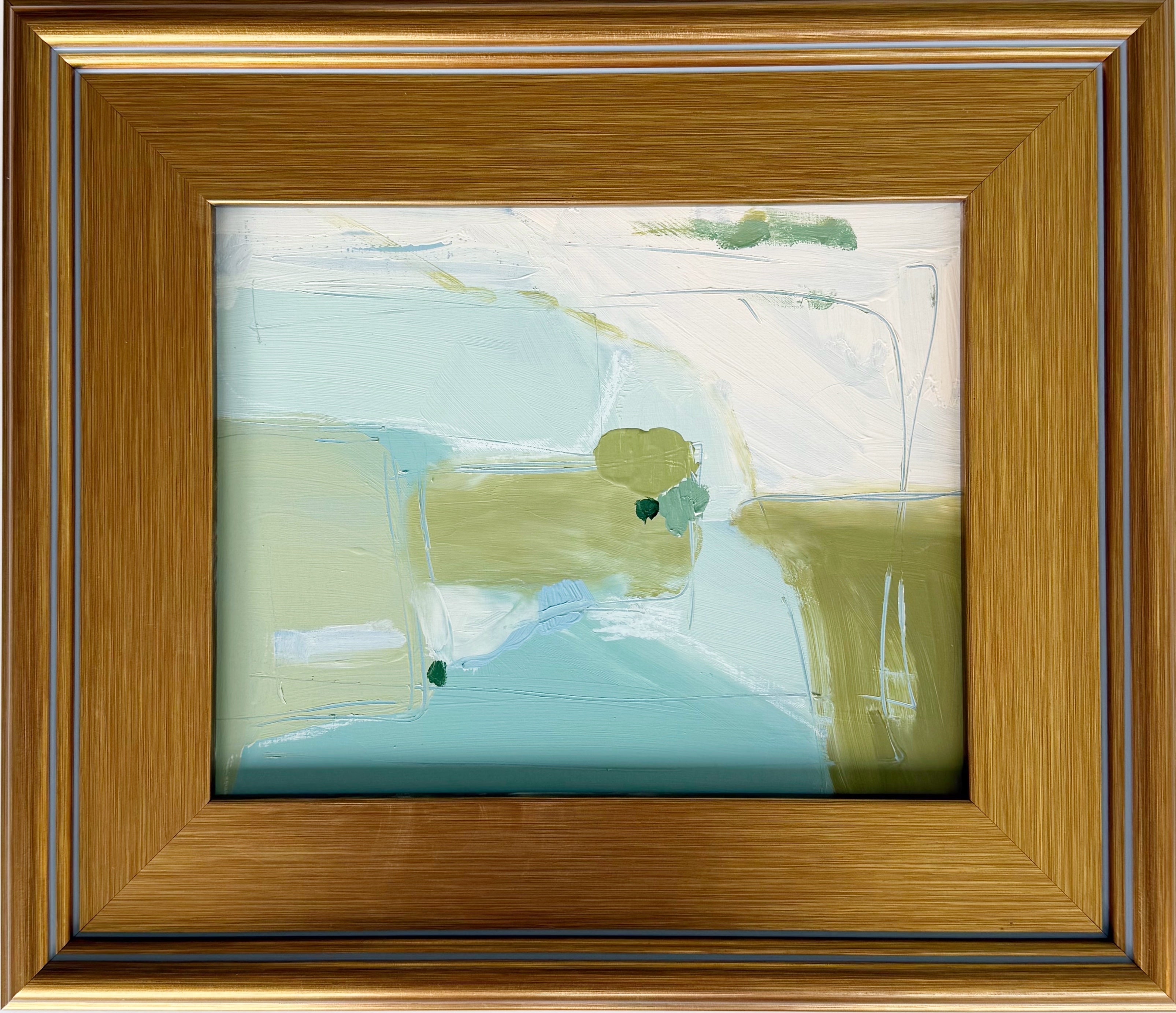 “Seagrass + Sky I” - 13” x 15”