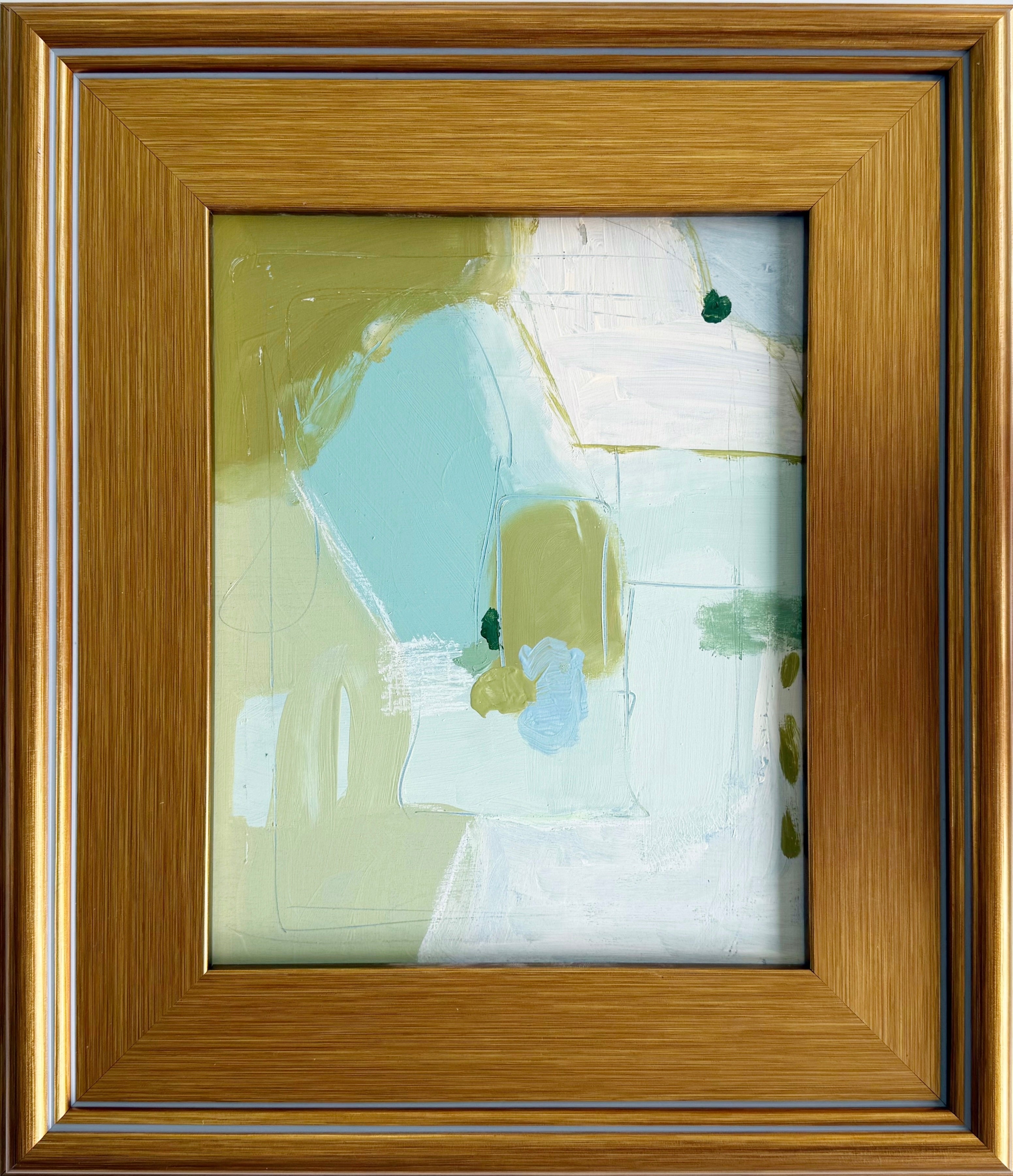 “Seagrass + Sky IV” - 13” x 15”