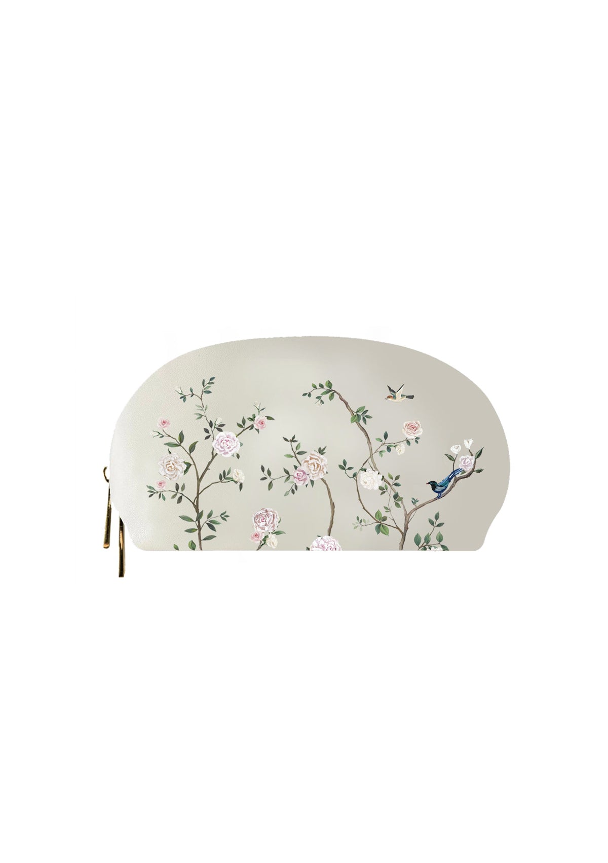Chinoiserie Beige Makeup Bag | Emily Mayne Studio x ALEPEL