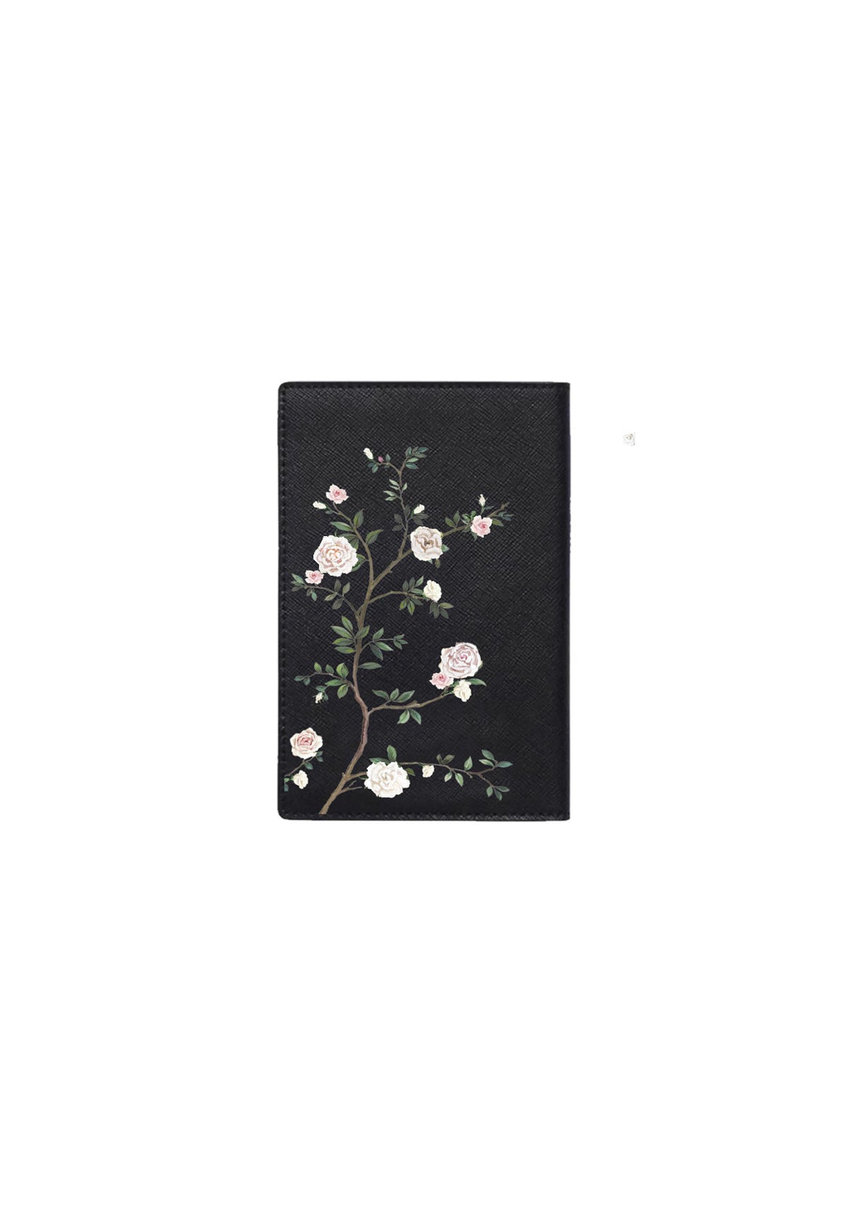 Chinoiserie Black Passport Holder | Emily Mayne Studio x ALEPEL