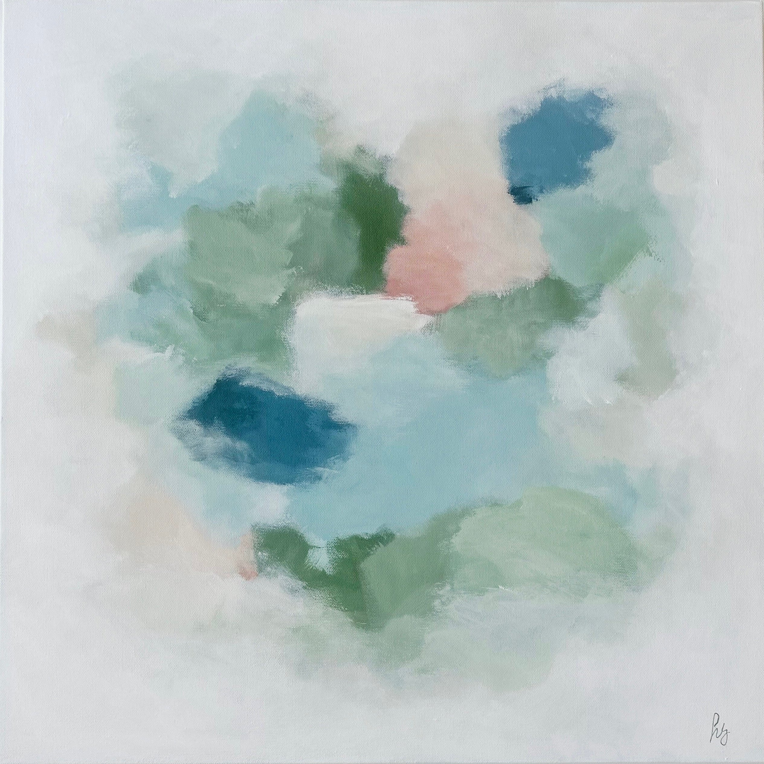 ”Emerging Bloom II” - 24” x 24”