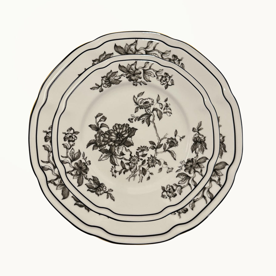 Byron white dinner plate (set of 4)